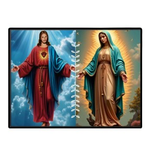 Jesus Christ-Immaculate Conception Laminated Photo - 7x9 Inches, Divine Blessings For Home & Office And Temple Decoration (F16273) Jesus Christ-Immaculate Conception Laminated Photo - 7x9 Inches, Divine Blessings For Home & Office And Temple Decoration (F16273)