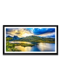 Nature Landscape Floating Frame Scenery Digital Print - (I5723) - 24x36 inch Modern Nature Wall Art for Living Room, Bedroom, Office, Hotels, Drawing Room