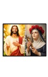 Jesus Christ - St. Therese Of Lisieux Laminated Photo - 11x13 Inches, Divine Blessings For Home & Office And Temple Decoration (F16246)