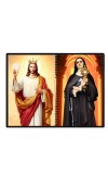Immaculate Heart Of Mary Laminated Photo - 11x13 Inches, Divine Blessings For Home & Office And Temple Decoration (F16454)