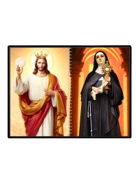 Immaculate Heart Of Mary Laminated Photo - 13x15 Inches, Divine Blessings For Home & Office And Temple Decoration (F16454)