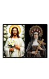 Jesus Christ - St. Therese Of Lisieux Laminated Photo - 13x15 Inches, Divine Blessings For Home & Office And Temple Decoration (F16404)