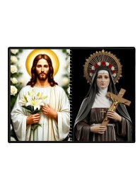 Jesus Christ - St. Therese Of Lisieux Laminated Photo - 9x11 Inches, Divine Blessings For Home & Office And Temple Decoration (F16404)