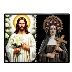 Jesus Christ - St. Therese Of Lisieux Laminated Photo - 13x15 Inches, Divine Blessings For Home & Office And Temple Decoration (F16404)
