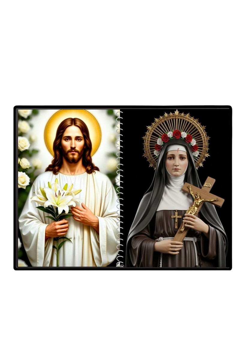 Jesus Christ - St. Therese Of Lisieux Laminated Photo - 13x15 Inches, Divine Blessings For Home & Office And Temple Decoration (F16404)