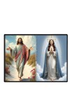 Jesus Christ - Our Lady Of Grace Laminated Photo - 11x13 Inches, Divine Blessings For Home & Office And Temple Decoration (F16390)