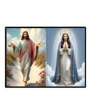 Jesus Christ - Our Lady Of Grace Laminated Photo - 11x13 Inches, Divine Blessings For Home & Office And Temple Decoration (F16390)