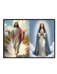 Jesus Christ - Our Lady Of Grace Laminated Photo - 9x11 Inches, Divine Blessings For Home & Office And Temple Decoration (F16390)