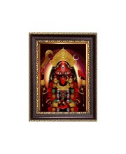 Maa kaali Digital Print Photo 10.7x12.7 inches - Vibrant Religious Wall Art for Home or Office Decor.