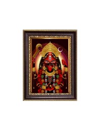 Maa kaali Digital Print Photo 8.7x10.7 inches - Vibrant Religious Wall Art for Home or Office Decor.
