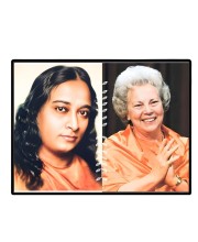 Paramahansa YoganandaSri Daya Mata Laminated Photo - 7x9 Inches, Divine Blessings For Home & Office And Temple Decoration (F16171)