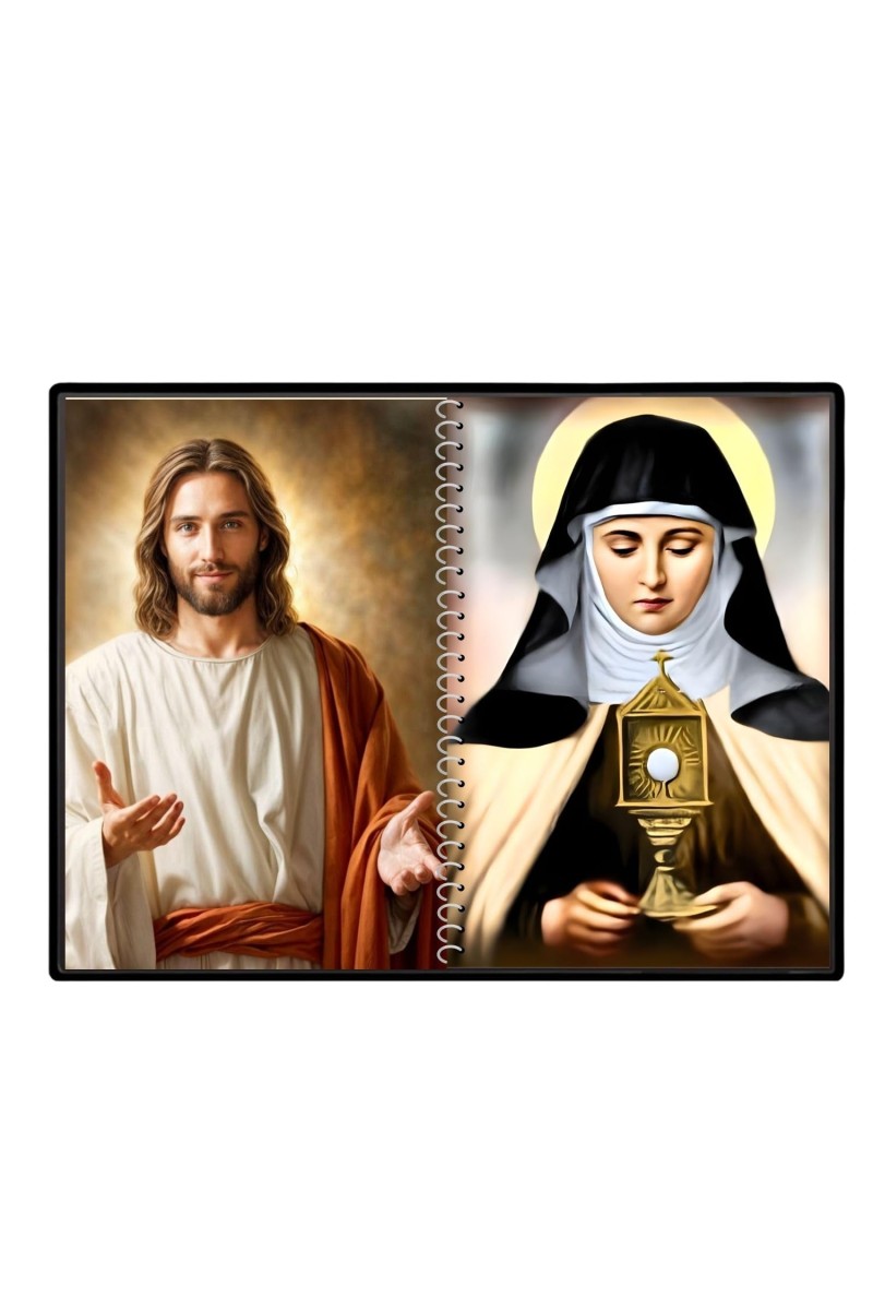 Immaculate Heart Of Mary Laminated Photo - 11x13 Inches, Divine Blessings For Home & Office And Temple Decoration (F16455)