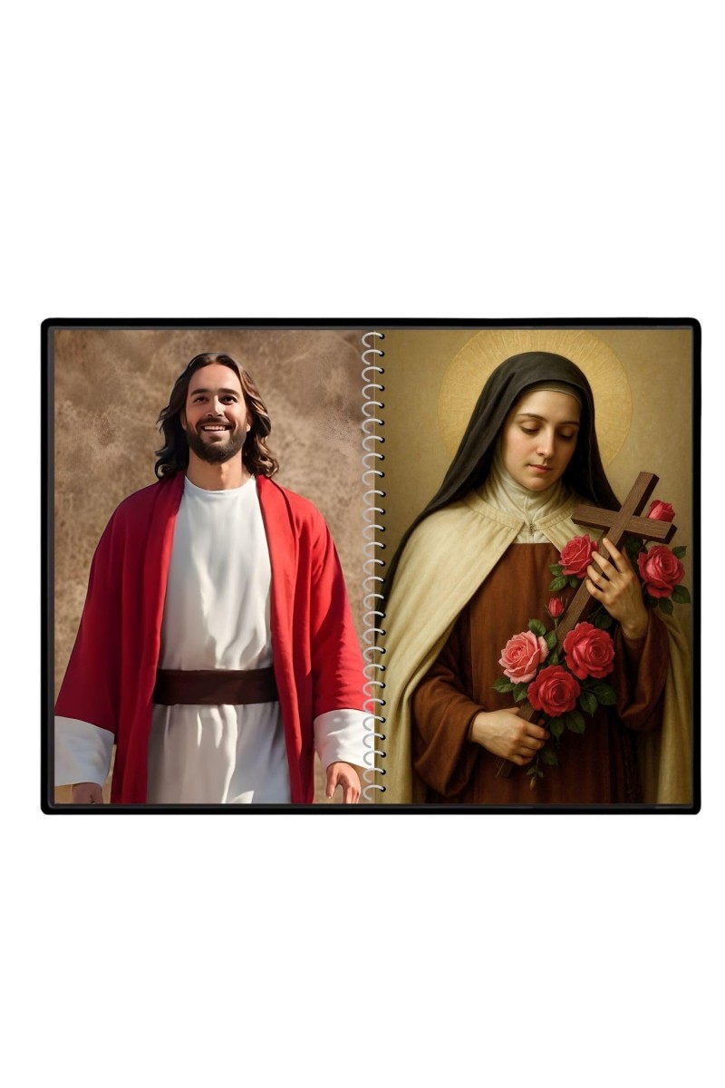 Jesus Christ - St. Therese Of Lisieux Laminated Photo - 11x13 Inches, Divine Blessings For Home & Office And Temple Decoration (F16408)