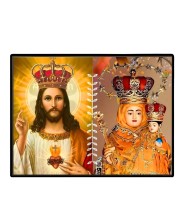 Jesus Lady Of Velankanni Laminated Photo - 11x13 Inches, Divine Blessings For Home & Office And Temple Decoration (F16202)