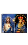 Jesus Lady Of Velankanni Laminated Photo - 11x13 Inches, Divine Blessings For Home & Office And Temple Decoration (F16199)