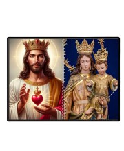 Jesus Christ - Our Lady Of Good Health Laminated Photo - 11x13 Inches, Divine Blessings For Home & Office And Temple Decoration (F16352)