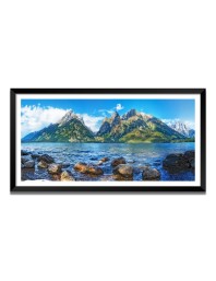 Nature Landscape Floating Frame Scenery Digital Print - (I5831) - 12x24 inch Modern Nature Wall Art for Living Room, Bedroom, Office, Hotels, Drawing Room