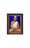 Sri Yogi Raj Shyamacharan Lahiri Digital Print Photo 6.7x8.7 inches - Vibrant Religious Wall Art for Home, Office and Temple Decor.