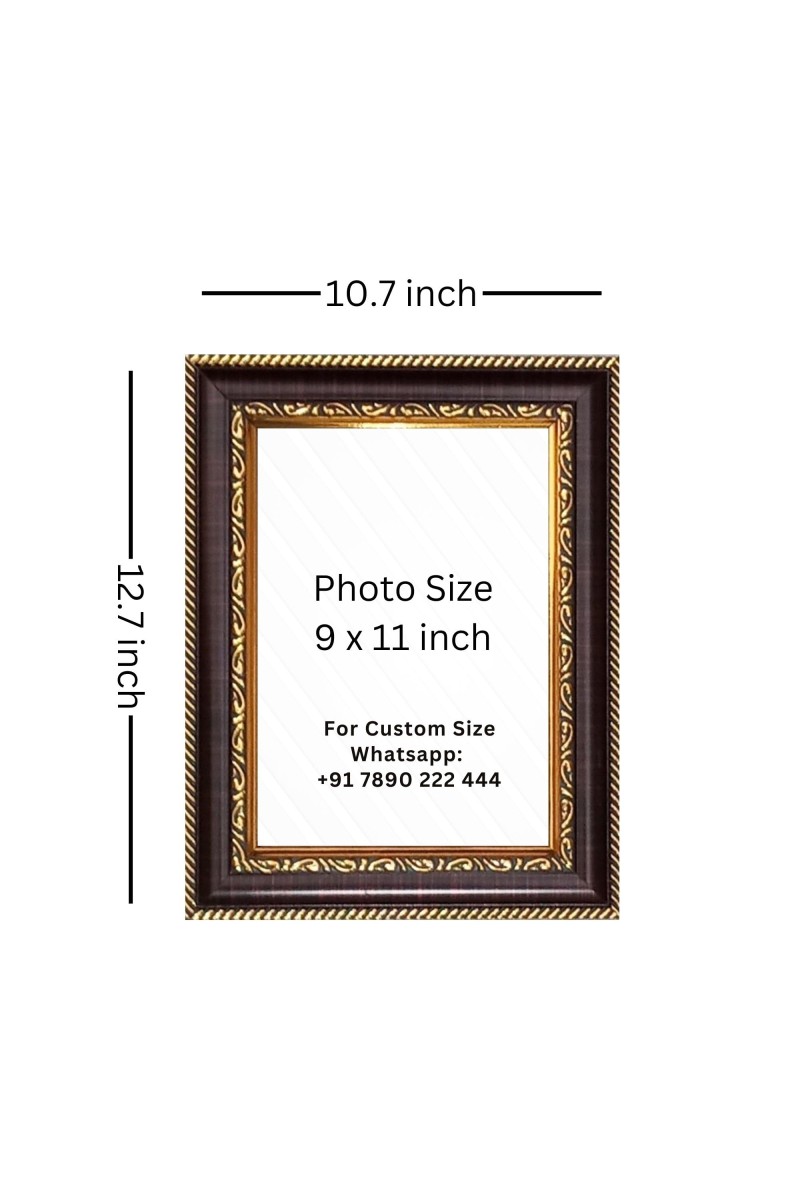 Dakhineswar Ma Kaali Digital Print Photo 10.7x12.7 inches - Vibrant Religious Wall Art for Home or Office Decor.