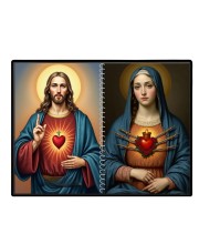 Jesus Christ - Our Lady Of Sorrows Laminated Photo - 11x13 Inches, Divine Blessings For Home & Office And Temple Decoration (F16343)