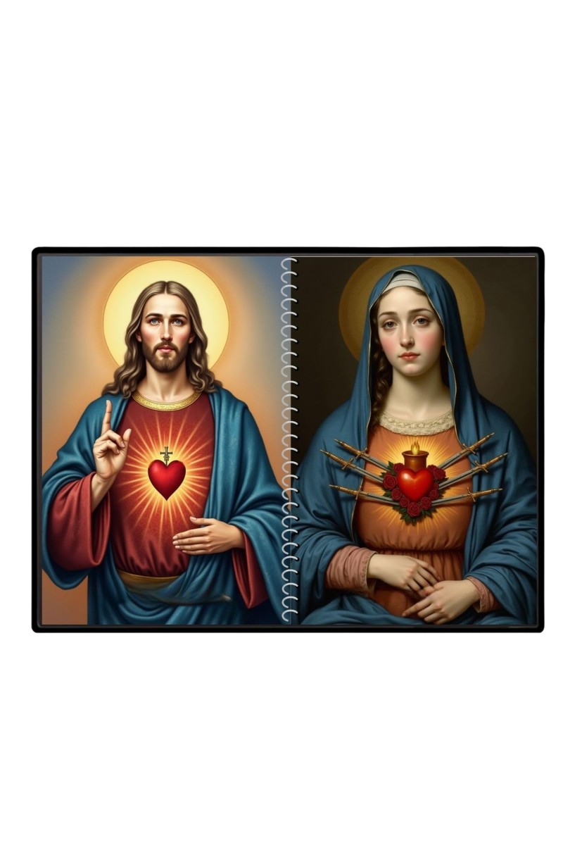 Jesus Christ - Our Lady Of Sorrows Laminated Photo - 13x15 Inches, Divine Blessings For Home & Office And Temple Decoration (F16343)