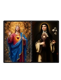 Immaculate Heart Of Mary Laminated Photo - 13x15 Inches, Divine Blessings For Home & Office And Temple Decoration (F16447)