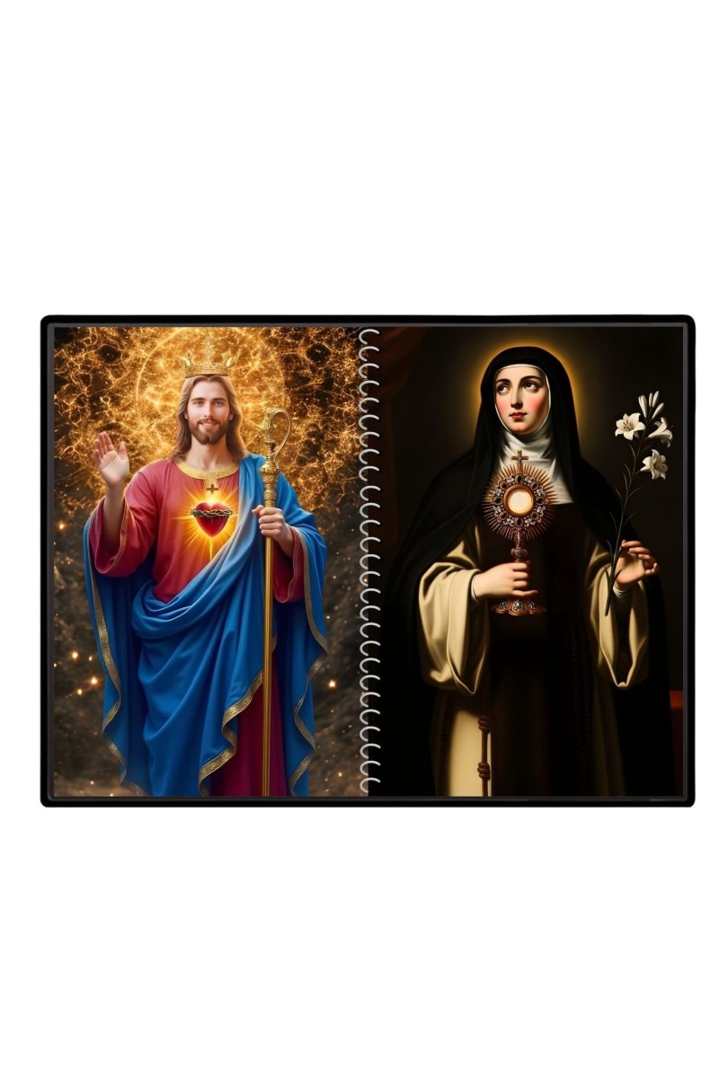 Immaculate Heart Of Mary Laminated Photo - 13x15 Inches, Divine Blessings For Home & Office And Temple Decoration (F16447)