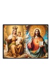 Jesus Lady Of FatimaLaminated Photo - 11x13 Inches, Divine Blessings For Home & Office And Temple Decoration (F16233)