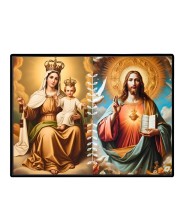 Jesus Lady Of FatimaLaminated Photo - 11x13 Inches, Divine Blessings For Home & Office And Temple Decoration (F16233)