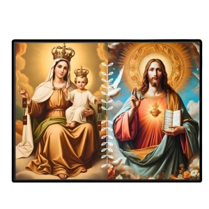 Jesus Lady Of FatimaLaminated Photo - 9x11 Inches, Divine Blessings For Home & Office And Temple Decoration (F16233) Jesus Lady Of FatimaLaminated Photo - 9x11 Inches, Divine Blessings For Home & Office And Temple Decoration (F16233)