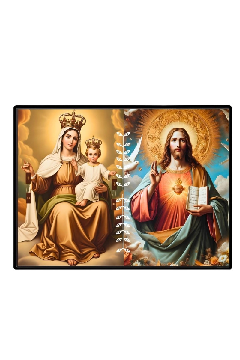 Jesus Lady Of FatimaLaminated Photo - 11x13 Inches, Divine Blessings For Home & Office And Temple Decoration (F16233)