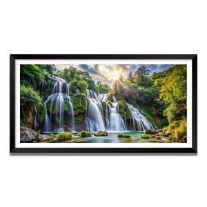 Nature Landscape Floating Frame Scenery Digital Print - (I5762) - 12x24 inch Modern Nature Wall Art for Living Room, Bedroom, Office, Hotels, Drawing Room Nature Landscape Floating Frame Scenery Digital Print - (I5762) - 12x24 inch Modern Nature Wall Art for Living Room, Bedroom, Office, Hotels, Drawing Room