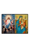 Jesus Christ - Our Lady Of Perpetual Help Laminated Photo - 11x13 Inches, Divine Blessings For Home & Office And Temple Decoration (F16363)