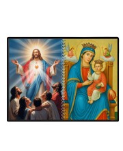 Jesus Christ - Our Lady Of Perpetual Help Laminated Photo - 11x13 Inches, Divine Blessings For Home & Office And Temple Decoration (F16363)