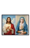 Jesus Christ - Our Lady Of Sorrows Laminated Photo - 11x13 Inches, Divine Blessings For Home & Office And Temple Decoration (F16349)
