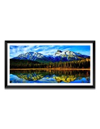Nature Landscape Floating Frame Scenery Digital Print - (I5753) - 24x48 inch Modern Nature Wall Art for Living Room, Bedroom, Office, Hotels, Drawing Room