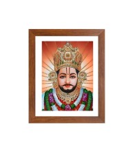 Colored Photo of Khatu Shyam Baba | Divine Shyam Baba Wall Art | Spiritual Decor for Home & Temple | Ideal for puja room