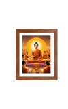 Generic Gautam Buddha Colored Photo | Spiritual Print | Ideal for Living Room, Home Office | Wall Art