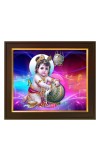 Hitech Sales lord little Krishna stealing butter from butter pot theme ai Photo with Beautiful 12X10 for Home, office decor Gift for all occations