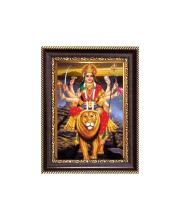 Mas Durga Digital Print Photo 8.7x10.7 inches - Vibrant Religious Wall Art for Home or Office Decor.