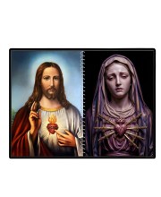Jesus Christ - Our Lady Of Sorrows Laminated Photo - 11x13 Inches, Divine Blessings For Home & Office And Temple Decoration (F16336)