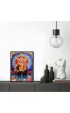 Vishwakarma Laminated Photo - 11x13 Inches, Divine Blessings for Home & Office and Temple Decoration