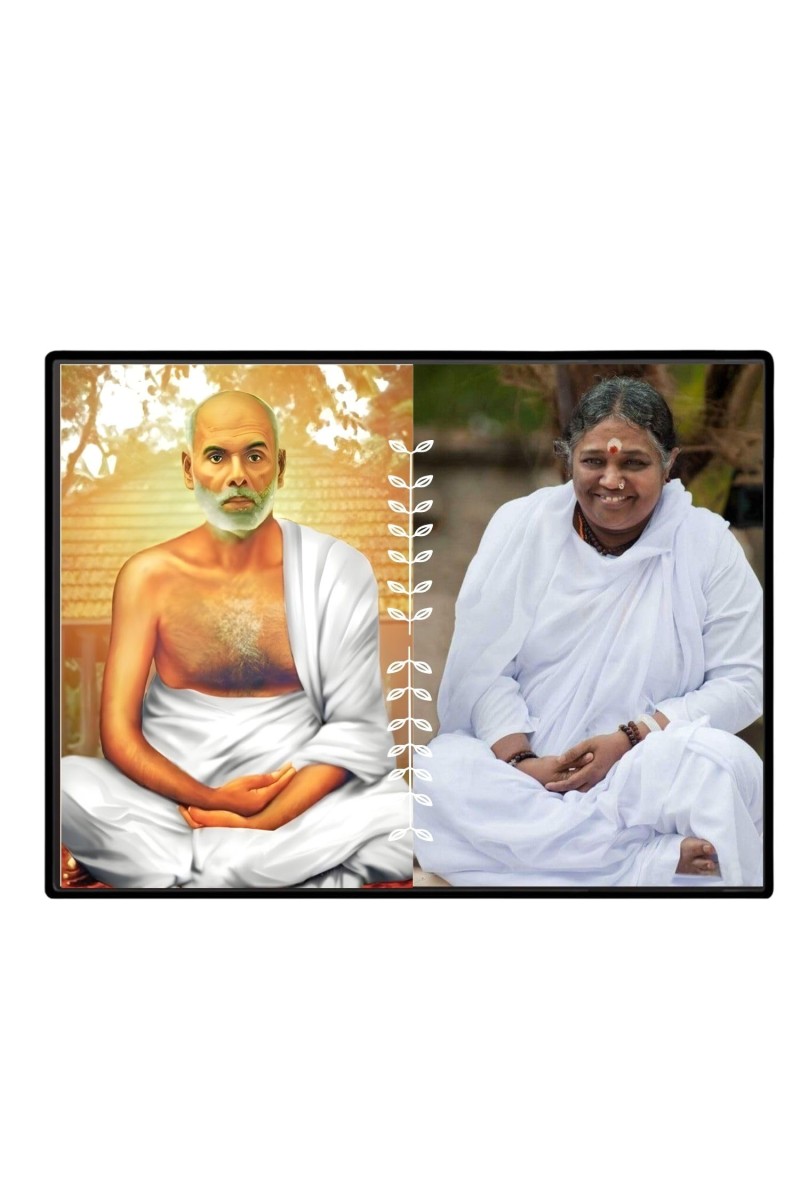 Ramana Maharshi Laminated Photo - 9x11 Inches, Divine Blessings For Home & Office And Temple Decoration (F16158)