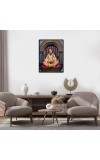 Swami Prabhupada Laminated Photo - 5x7 Inches, Divine Blessings for Home & Office and Temple Decoration