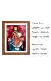 Jesus and Mother Mary Colored Photo | Religious Wall Art for Christian Home Decor | Sacred Catholic Prints for Living Room, Bedroom, or Church