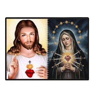 Jesus Christ - Our Lady Of Sorrows Laminated Photo - 9x11 Inches, Divine Blessings For Home & Office And Temple Decoration (F16337)