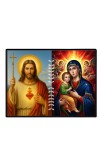 Jesus Lady Of Velankanni Laminated Photo - 13x15 Inches, Divine Blessings For Home & Office And Temple Decoration (F16207)