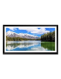 Nature Landscape Floating Frame Scenery Digital Print - (I5870) - 18x36 inch Modern Nature Wall Art for Living Room, Bedroom, Office, Hotels, Drawing Room