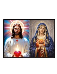 Jesus Christ - Our Lady Of Sorrows Laminated Photo - 7x9 Inches, Divine Blessings For Home & Office And Temple Decoration (F16347)