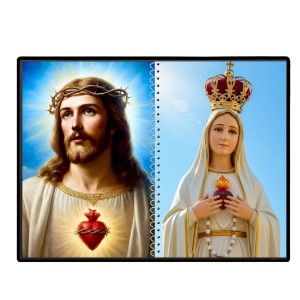 Jesus Christ - Our Lady Of Rosary Laminated Photo - 9x11 Inches, Divine Blessings For Home & Office And Temple Decoration (F16380) Jesus Christ - Our Lady Of Rosary Laminated Photo - 9x11 Inches, Divine Blessings For Home & Office And Temple Decoration (F16380)